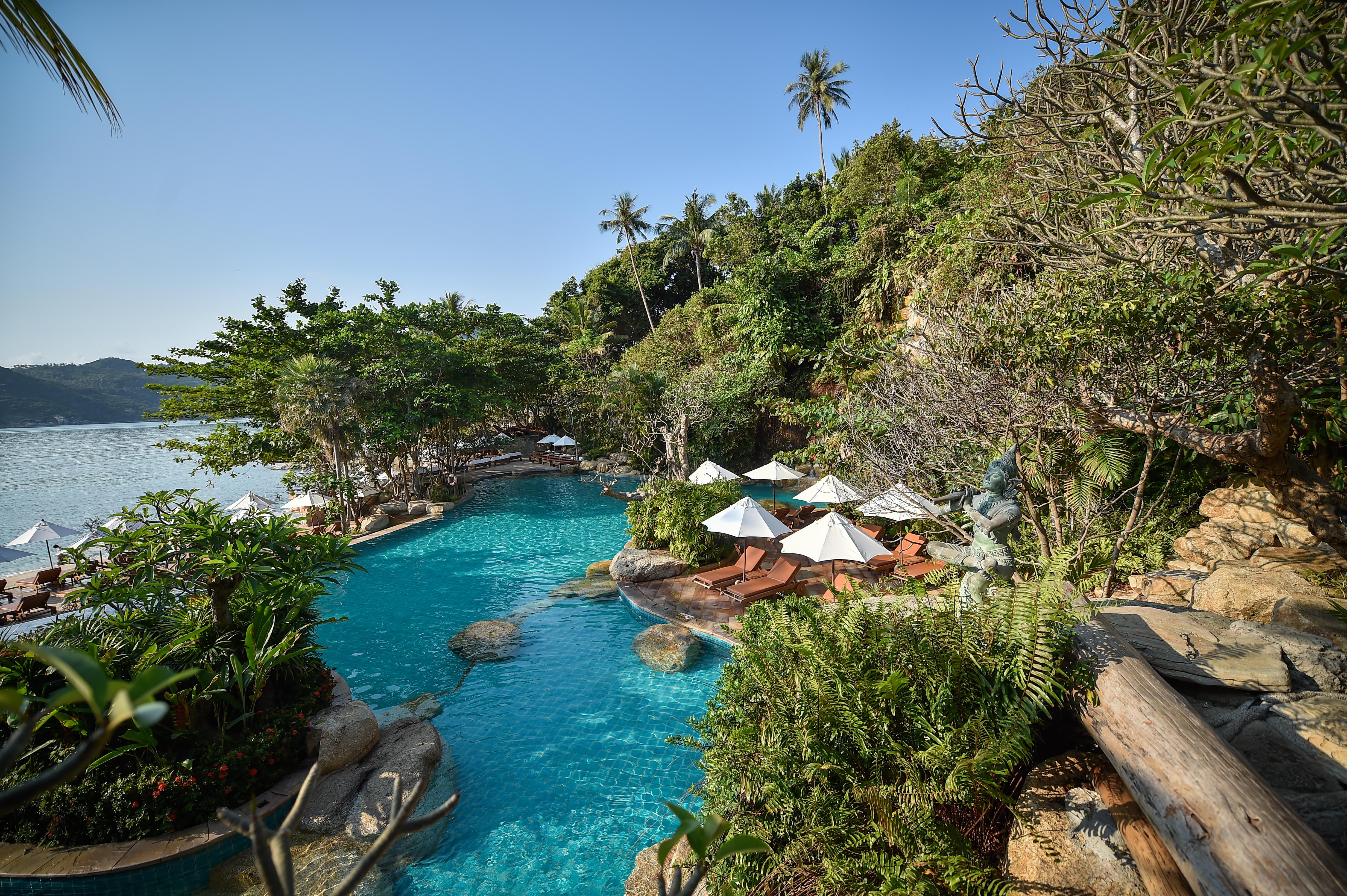 Santhiya Koh Phangan Resort And Spa 외부 사진 The swimming pool at the resort