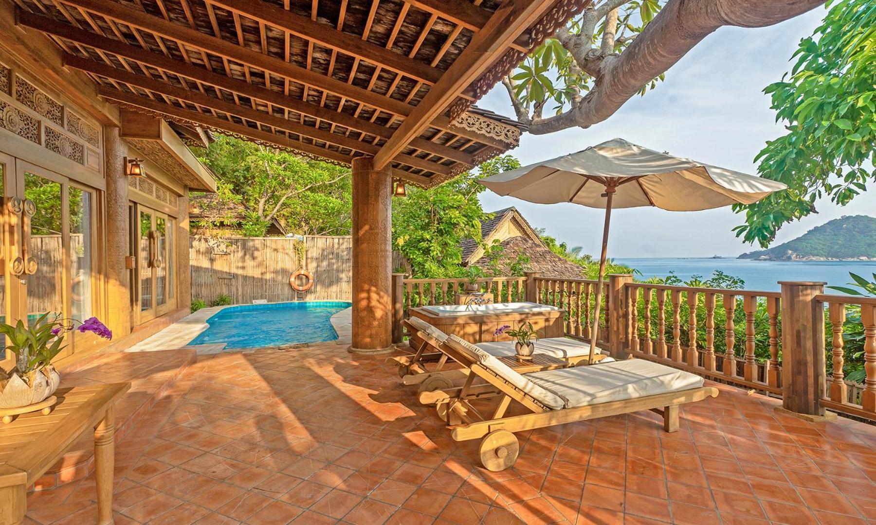 Santhiya Koh Phangan Resort And Spa 외부 사진 A villa at the resort