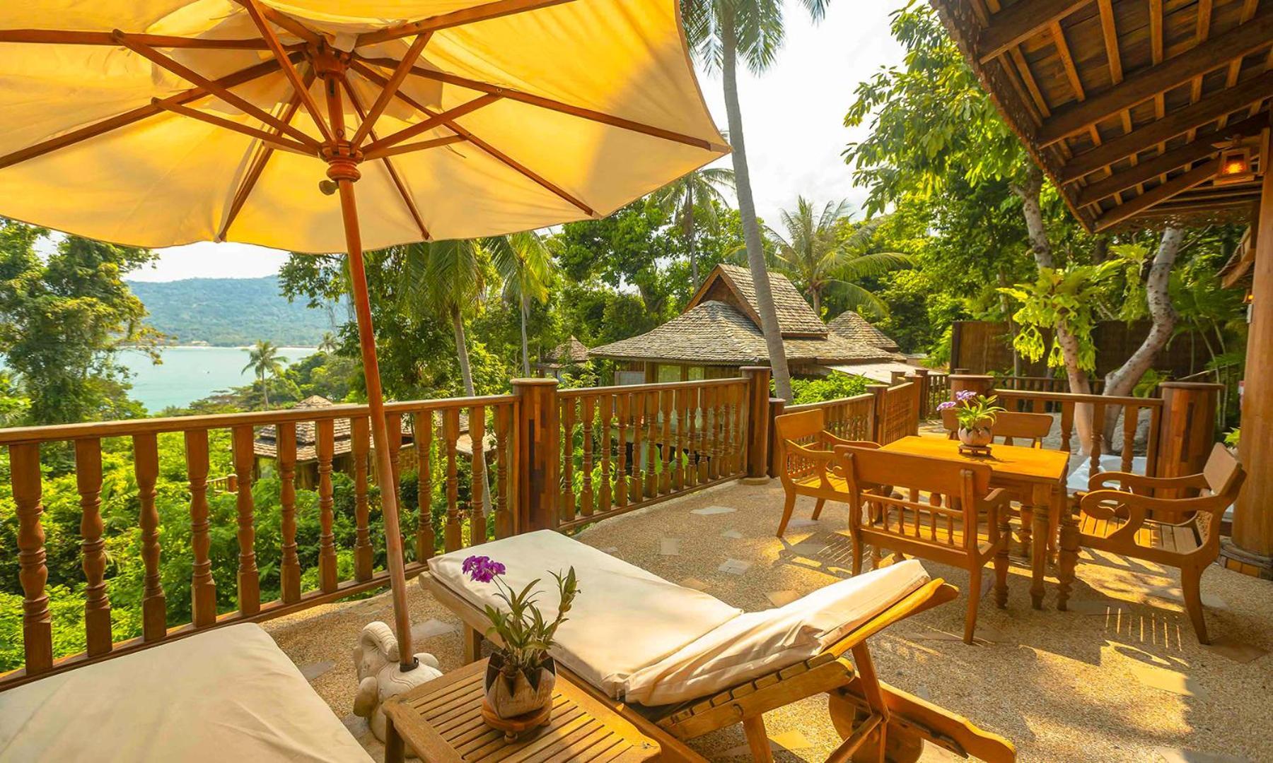 Santhiya Koh Phangan Resort And Spa 외부 사진 View from the resort
