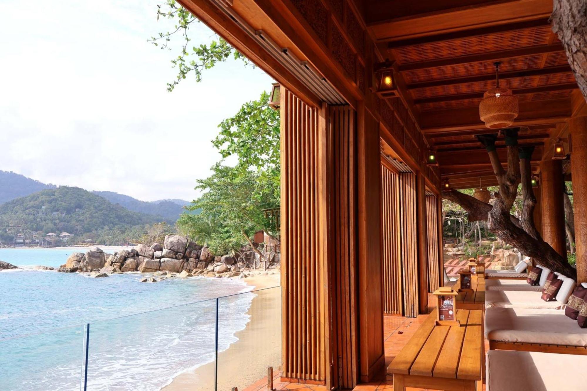Santhiya Koh Phangan Resort And Spa 외부 사진 The beach at the resort